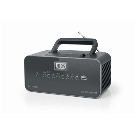Muse M-28DG CD-raadiomakk USB ja AUX-sisendiga, hall
