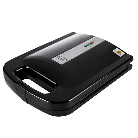 Adler AD 3055 Sandwich Maker 1000W 4-Plate Black