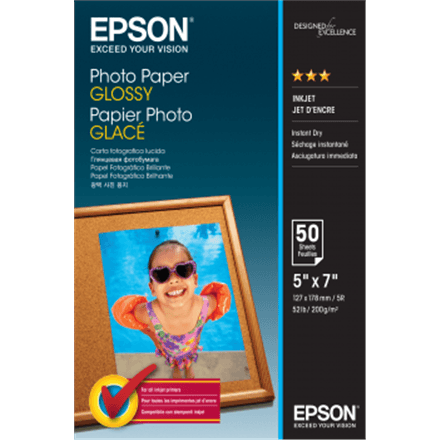Epson Photo Paper Glossy 200g 13x18cm 50 lehte