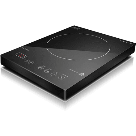 Caso | Free standing table hob | Pro Menu 2100 02224 | Number of burners/cooking zones 1 | Sensor | Induction | Black