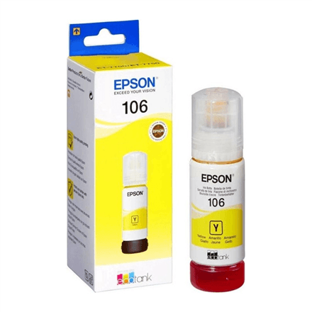 Epson 106 kollane tindipudel 70ml