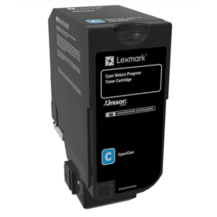 Lexmark 84C2HC0 Cyan High Capacity Toner Cartridge
