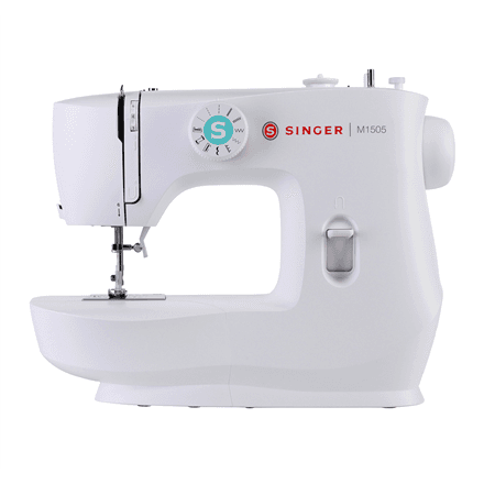 Singer M1505 beginner sewing machine, 6 stitch patterns, 4.6 kg