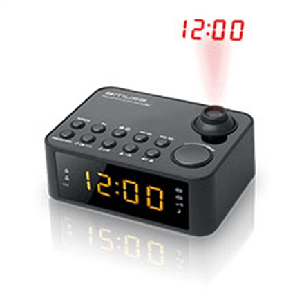 Muse M-178P kellraadio kahe äratusega ja 0,9" LED-ekraaniga, must