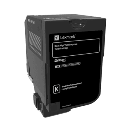 Lexmark 74C2HKE must toonerikassett (20 000 lehte)
