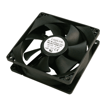 Logilink FAN103 korpuse ventilaator 120 mm, must