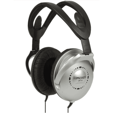 Koss UR18 Wired On-Ear Headphones with Noise Canceling