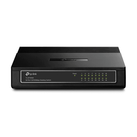 TP-LINK TL-SF1016D 16 портов коммутатор сетевой
