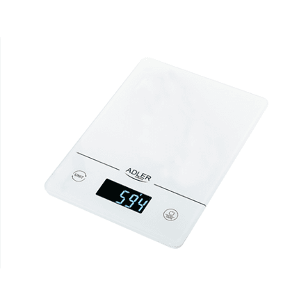 Adler AD 3170 Kitchen Scales 15kg LCD Display White