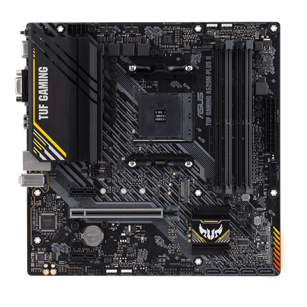 Asus TUF GAMING A520M-PLUS II emaplaat, AM4, Micro ATX, DDR4