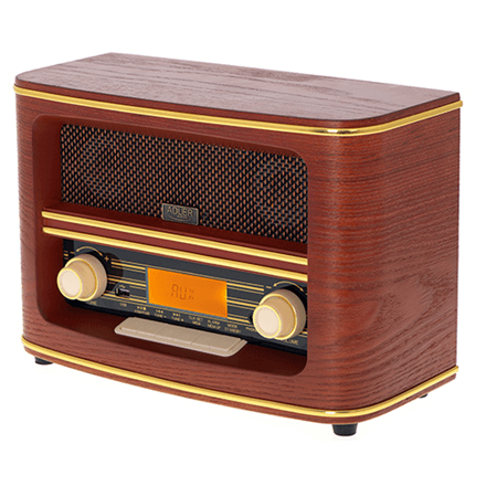 Adler AD 1187 retrostiilis Bluetooth-raadio puidust korpuses