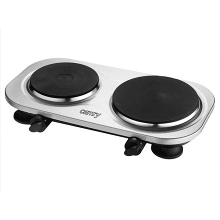 Camry | CR 6511 | Number of burners/cooking zones 2 | Rotary knobs | Electric | Stainless steel