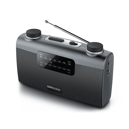 Muse M-058R lauaraadio FM/AM lainealadega ja AUX-sisendiga