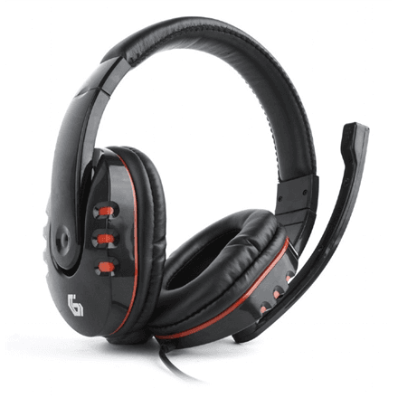 Gembird Gaming headset with volume control, 3.5mm