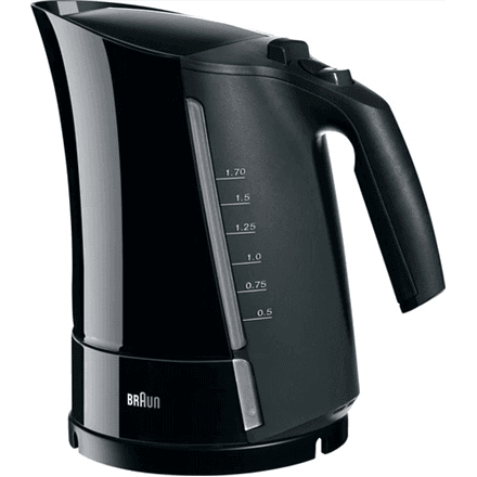 Braun WK 300 2200W veekeetja, 1.7L must