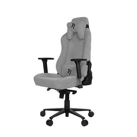 Arozzi Vernazza Soft Fabric Gaming Chair Light Grey