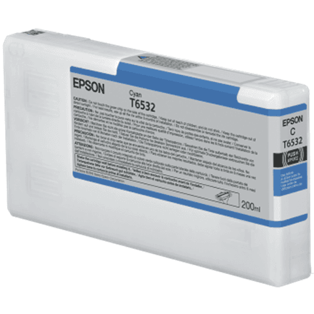Epson T6532 картридж голубой 200 ml