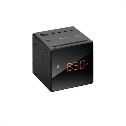 Sony ICF-C1 kellraadio AM/FM ja LED-ekraaniga, must