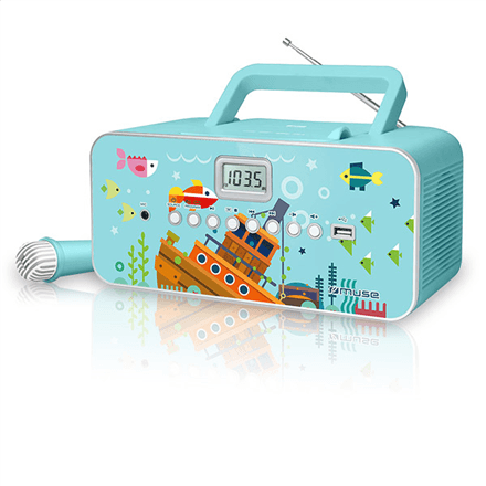 Muse M-29KB kaasaskantav CD-raadiomakk USB-ga, 30 W