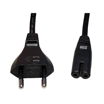 Cablexpert | Power cord (C7), VDE approved | PC-184-075-1.8M | Black | CEE 7/16 to C7