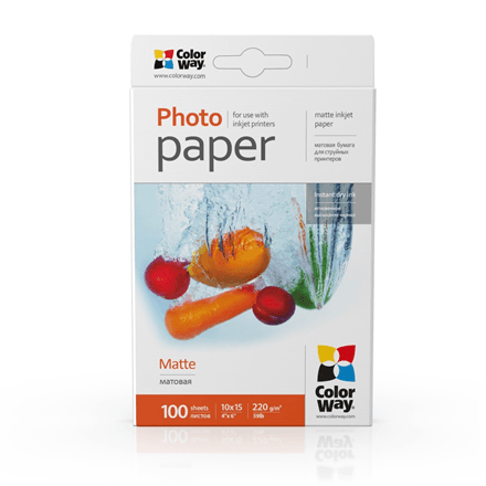 PM2201004R | Matte Photo Paper | White | 220 g/m² | 10 x 15 cm