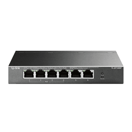 TP-LINK TL-SF1006P 6-портовый коммутатор с PoE