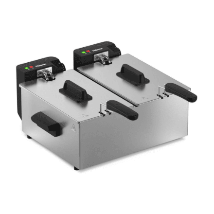 Tristar Double deep fryer | FR-9342 | Power 3600 W | Capacity 6 L | Silver
