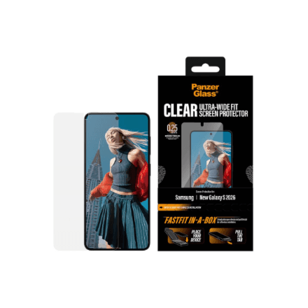 PanzerGlass Samsung Galaxy S26 ekraankaitseklaas