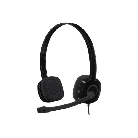 Logitech H151 stereo kõrvaklapid must