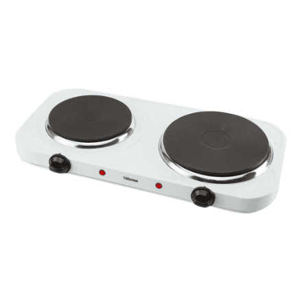 Tristar KP-6245 portable electric hot plate, 2 burners