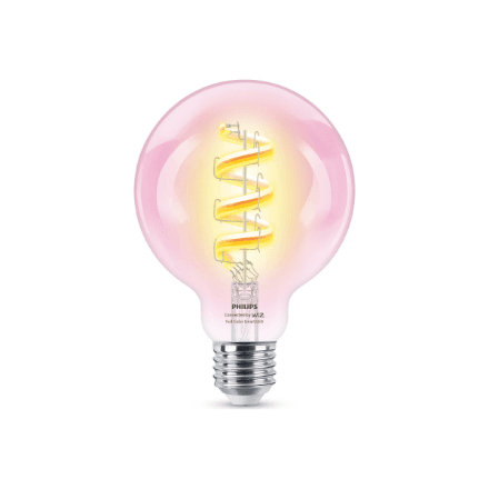 Philips Smart Philips Smart WiFi Filament Clear G95 RGB | E27 | 6.3 W | Full colour