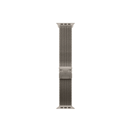 Apple 49mm Natural Titanium Milanese Loop Smart Watch Band