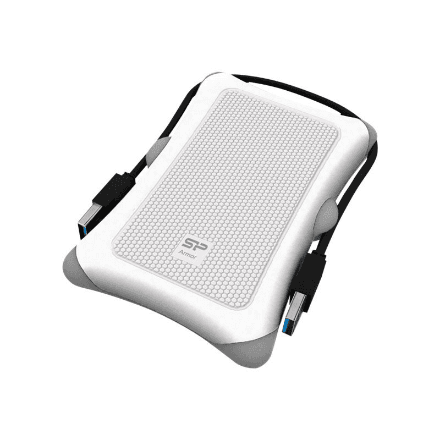 Silicon Power Armor A30 1 TB external hard drive 2.5″ USB 3.1, white