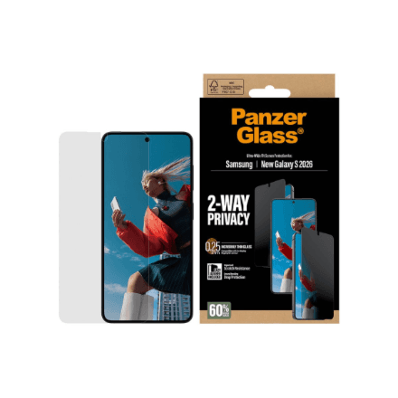 PanzerGlass Samsung Galaxy S26 privaatsuskaitseklaas EasyAligner