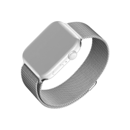 Fixed Mesh Strap for Apple Watch 38 / 40 / 41 mm, Silver