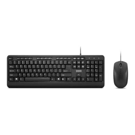Lenovo 160 Combo klaviatuur ja hiir must USB