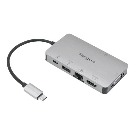 Targus | USB-C DP Alt Mode Single Video 4K HDMI/VGA Docking Station with 100W PD Pass-Thru | DOCK419EUZ | VGA (D-Sub) ports quantity 1 | HDMI ports quantity 1