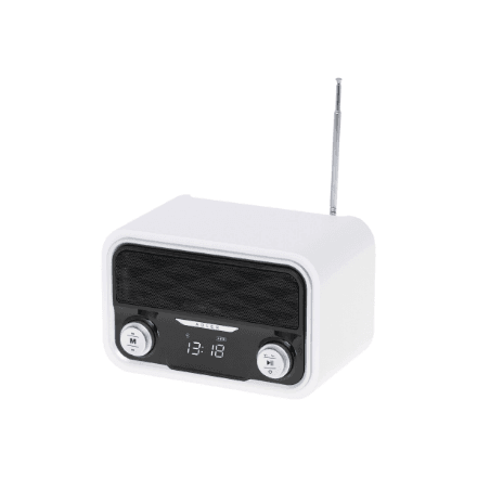 Adler AD 1185 Bluetooth-lauaraadio USB ja SD-kaardi toega, valge
