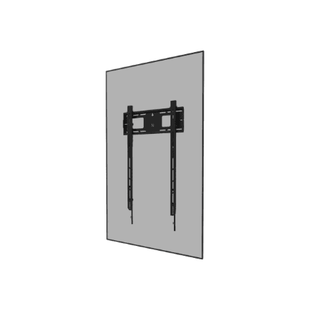 Neomounts Wall mount | WL30-750BL18P Heavy duty wall mount | Adjustable Height | 50-98 " | Maximum weight (capacity) 100 kg | Black