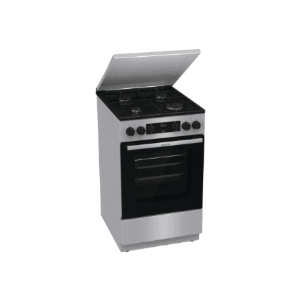 Gorenje GK5C42SJ gaasipliit elektriahjuga, 50 cm, hall