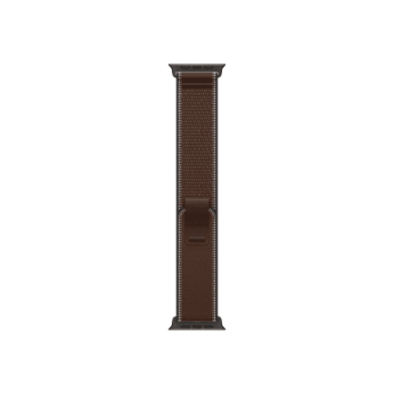 APPLE 49mm Dark Umber Trail Loop - S/M - Black Titanium Finish | Apple