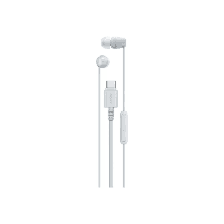 Sony IER-EX15C Wired In-Ear Earbuds with Microphone White