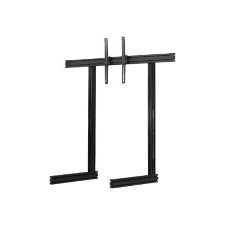 Next Level Racing Floor stand | ELITE Free Standing Single Monitor Stand | Vertical adjustment | 65 " | Black