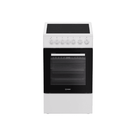 INDESIT Cooker | IS5V5GSW/P | Hob type Ceramic | Oven type  Electric | White | Width 50 cm | Depth 60 cm | Energy efficiency class A | 55 L