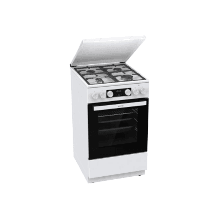 Gorenje GK5C42WF-B gaasipliit elektriahjuga, 50 cm, valge