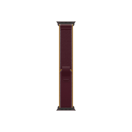 APPLE 49mm Burgundy Trail Loop - M/L - Black Titanium Finish