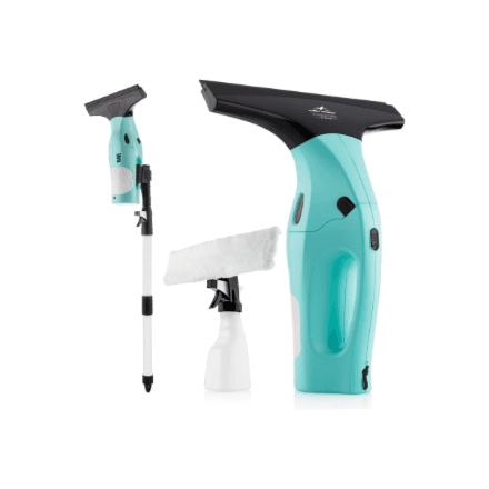 ETA Finestro Max cordless window vacuum, 45 min runtime, turquoise
