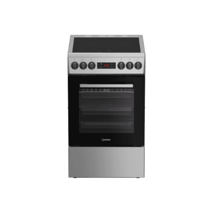Indesit IS5V8CSX/P klaaskeraamiline pliit, 50 cm, roostevaba