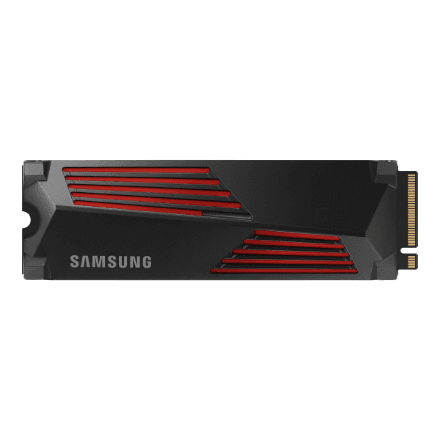 SSD Samsung 990 PRO с радиатором 2 ТБ M.2 NVMe, чтение 7450 МБ/с