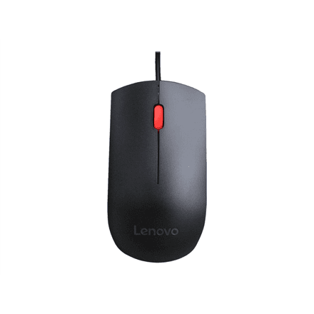 Lenovo Essential USB hiir, 1600 DPI, 3 nuppu, must